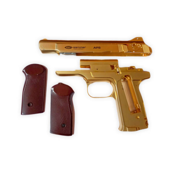 Корпус пистолета Gletcher APS gold